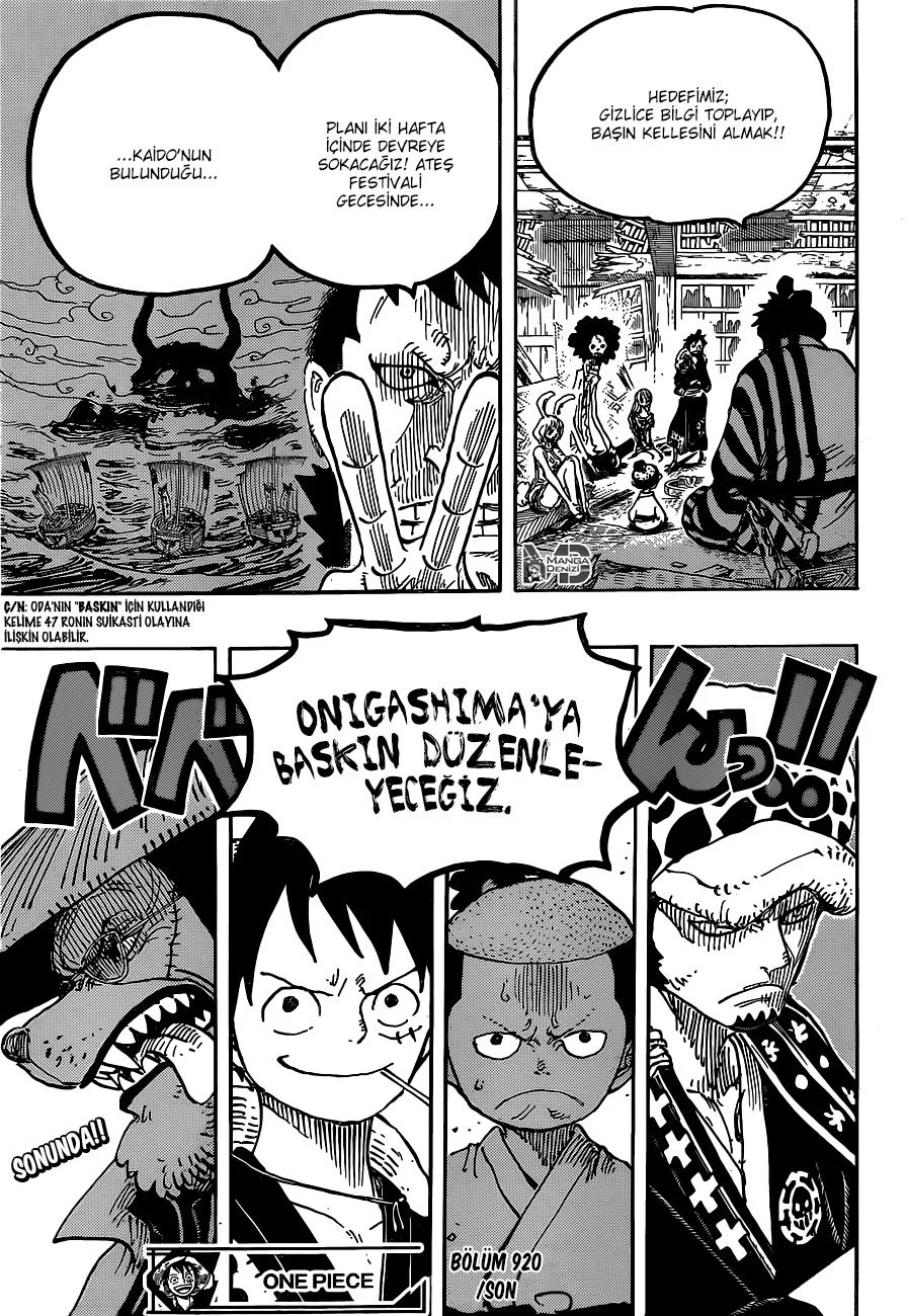 One Piece - Bölüm 920 - Sayfa 16